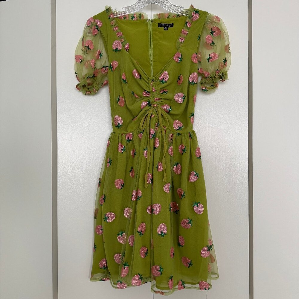Smak Parlour Strawberry Dress XS